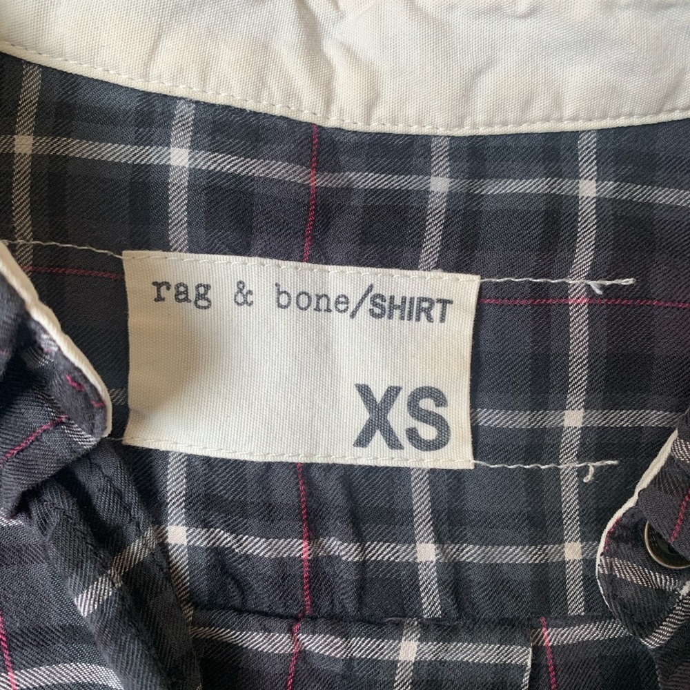 Rag And Bone Oversized Plaid Button Down Tunic To… - image 6